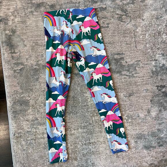 Mini Boden Fun Printed Leggings Rainbow Unicorns 11-12 - Picture 5 of 6